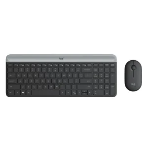 LOGITECH Slim MK470 Wireless Combo Keyboard And Mouse Graphite