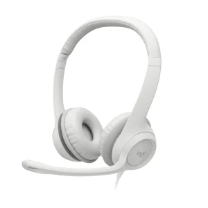 LOGITECH H390 Corded Headset Off White