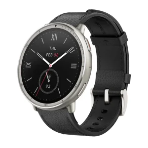 Active 2 (Round) Black Leather – Premium