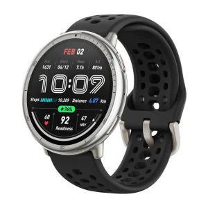 Active 2 (Round) Black Sport Silicone