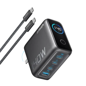 Anker Charger 140W 4 Port PD 3.1 With USB C Cable