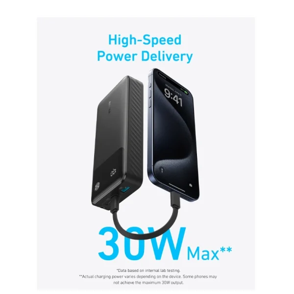 Alternative view of Anker PowerCore Power Bank (20000mAh 30W)