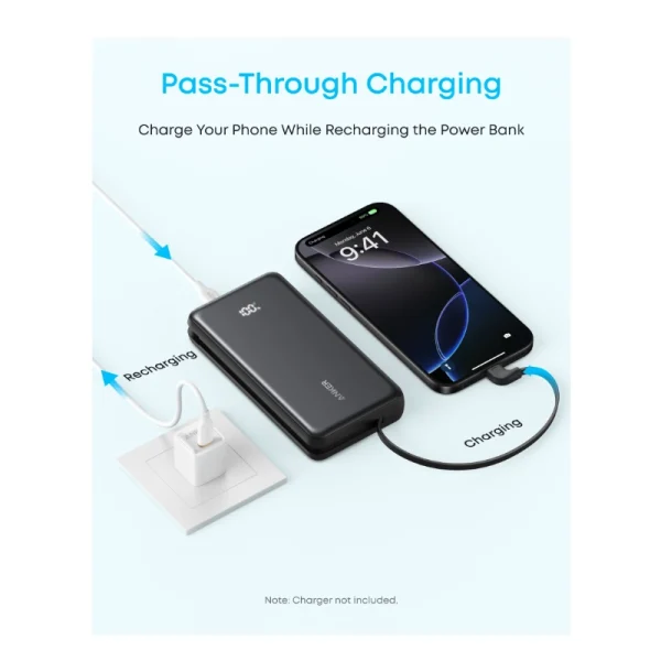 Alternative view of Anker Zolo Power Bank (20000mAh 30W)