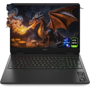 HP Omen 16 Slim RTX 5070 Front View