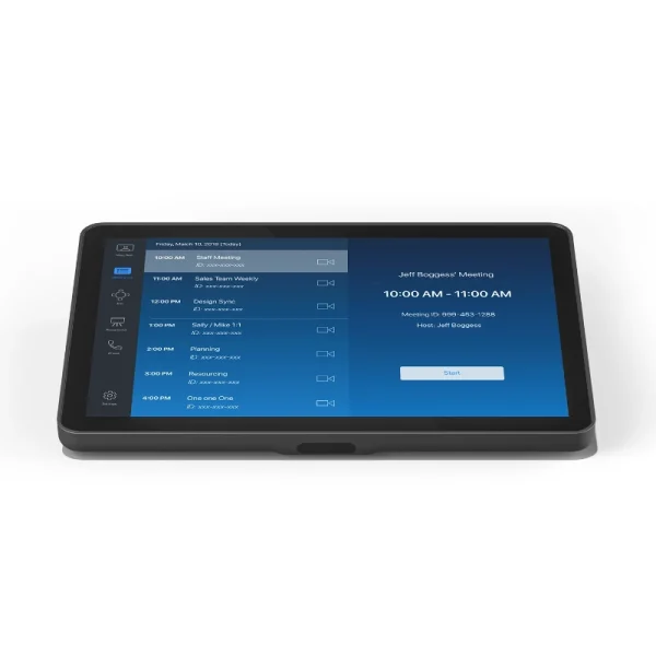 Alternative view of Logitech Tap IP Meeting Room Touch Controller