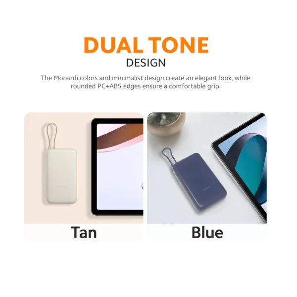 Alternative view of Xiaomi 33W Power Bank 20000mAh (Integrated Cable)
