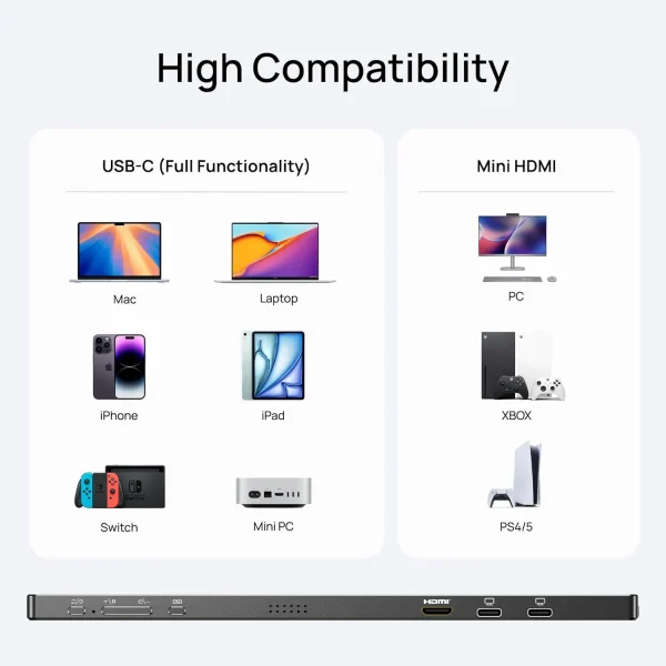 Alternative view of ARZOPA Z1C 16.1-inch FHD 100% sRGB 1080P Portable Monitor