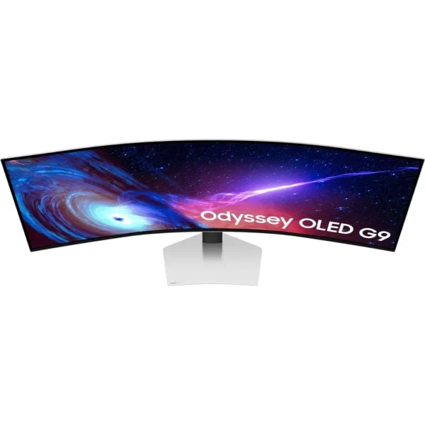 Alternative view of Samsung Odyssey OLED G9 G93SC 49-inch Dual QHD 240Hz Curved Gaming Monitor