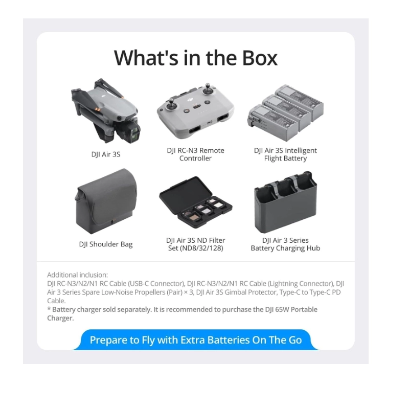 DJI Air 3S Fly More Combo (DJI RC N3)