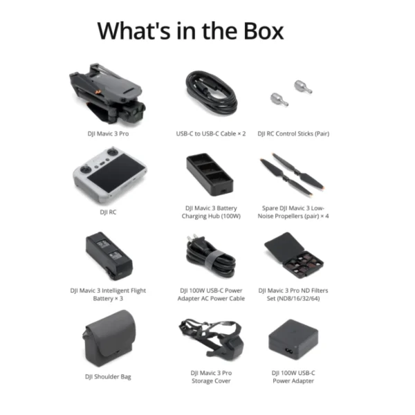 Alternative view of DJI Mavic 3 Pro Fly More Combo (DJI RC Pro)