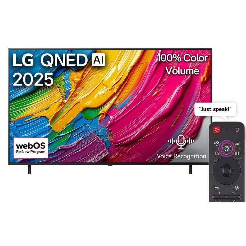 LG QNED AI QNED80 Series 4K Smart TV