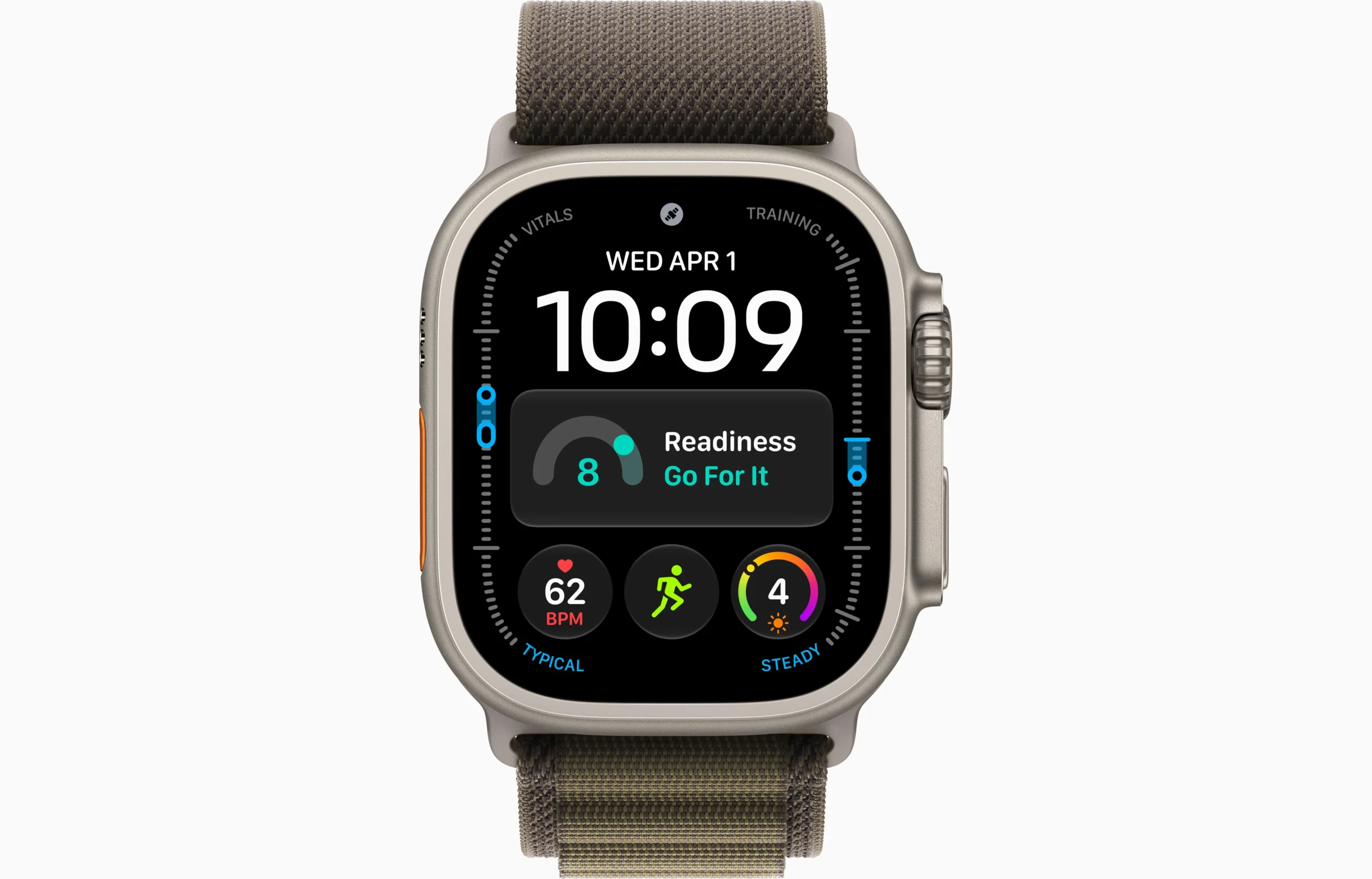 Apple Watch Ultra 4 GPS + Cellular 49mm Alpine Loop Dark Olive 2