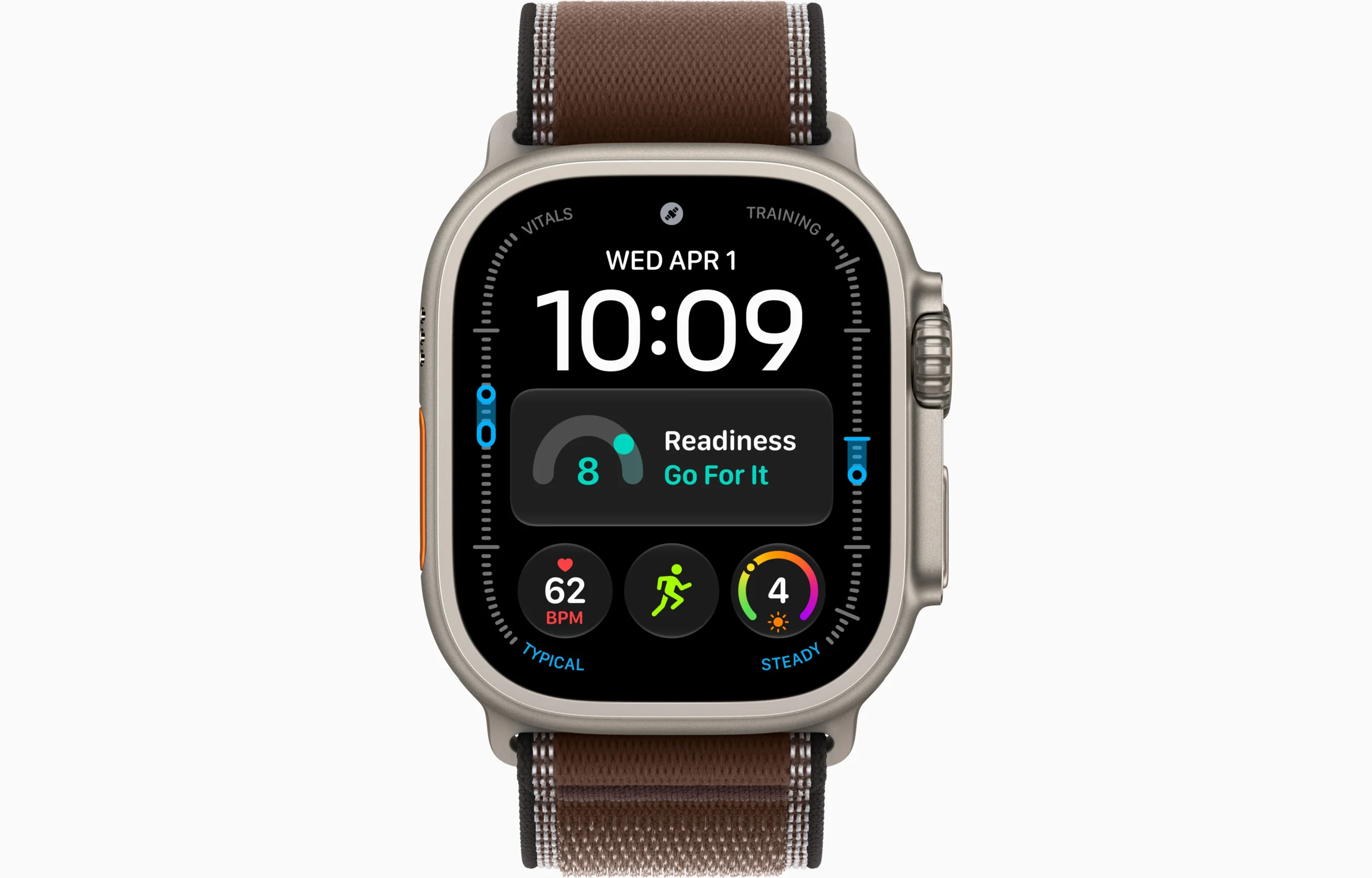 Apple Watch Ultra 4 GPS + Cellular 49mm Trail Loop Dark Umber 1