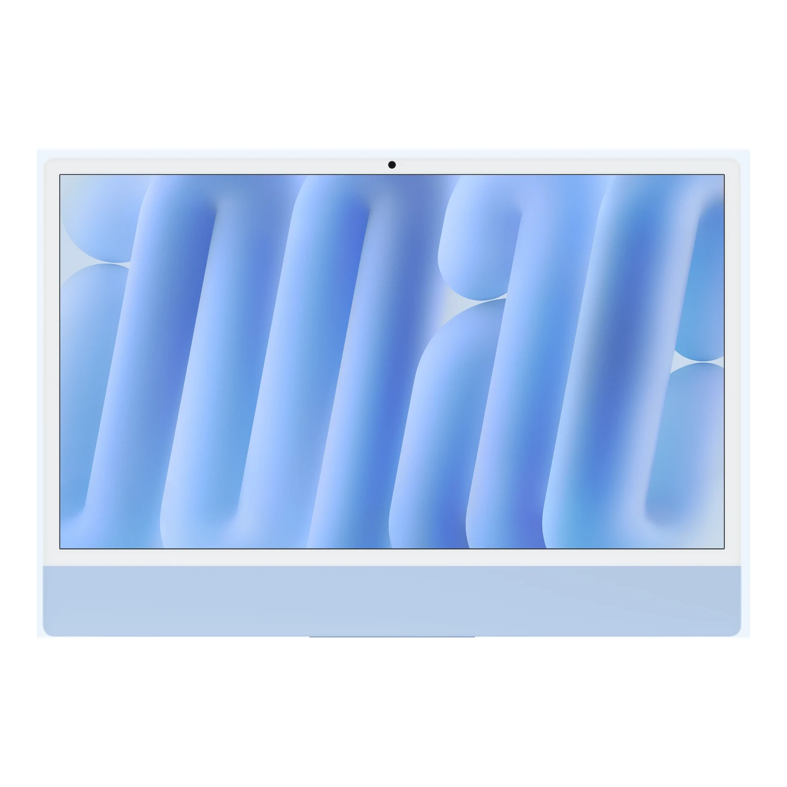 Apple iMac 24-inch M6 in Blue — display and camera detail