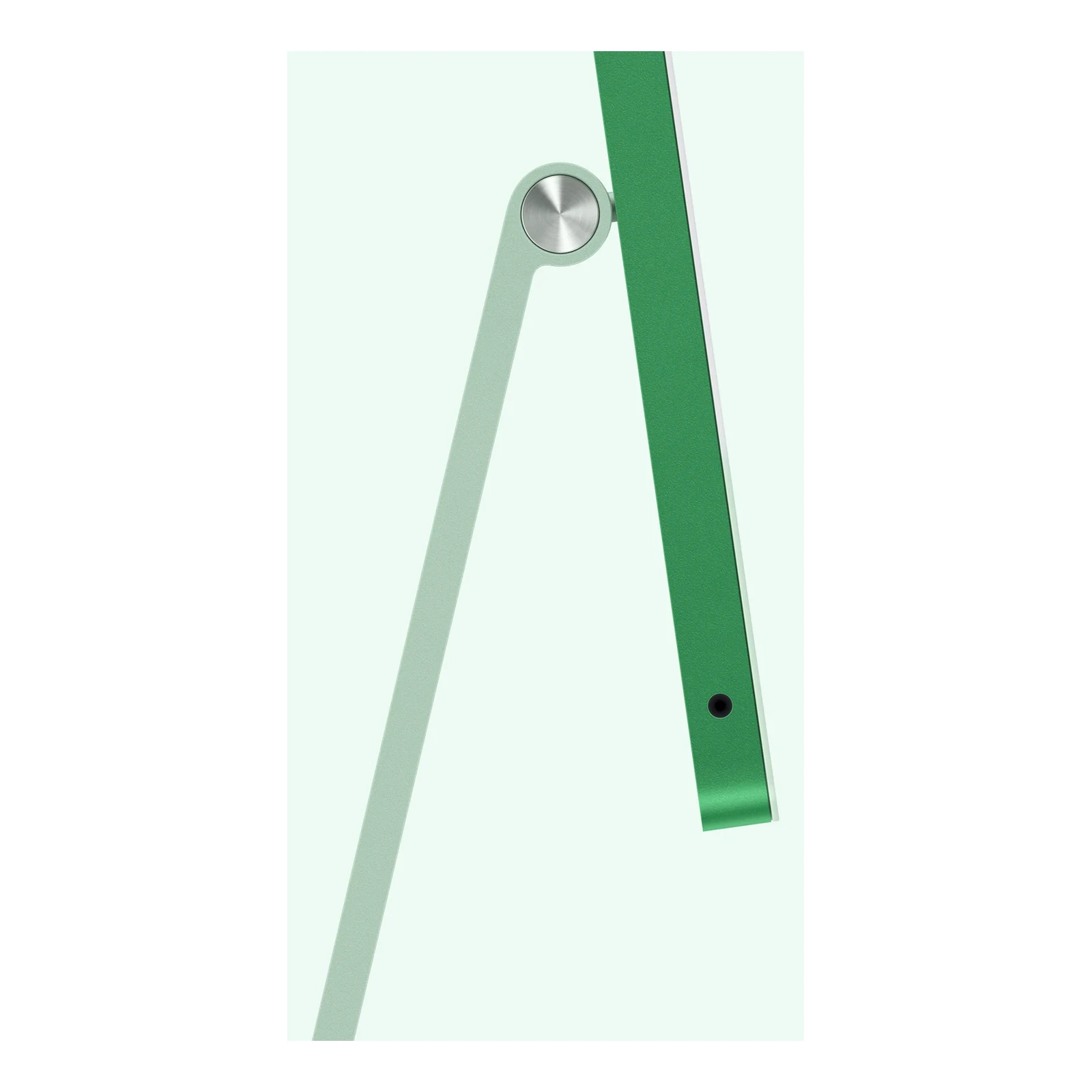 Apple iMac 24-inch M6 in Green — thin side profile and headphone socket
