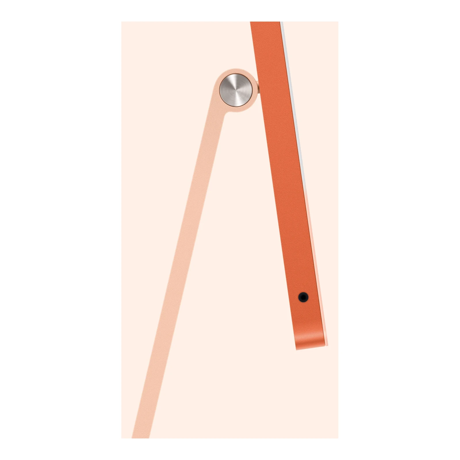 Apple iMac 24-inch M6 in Orange — thin side profile and headphone socket