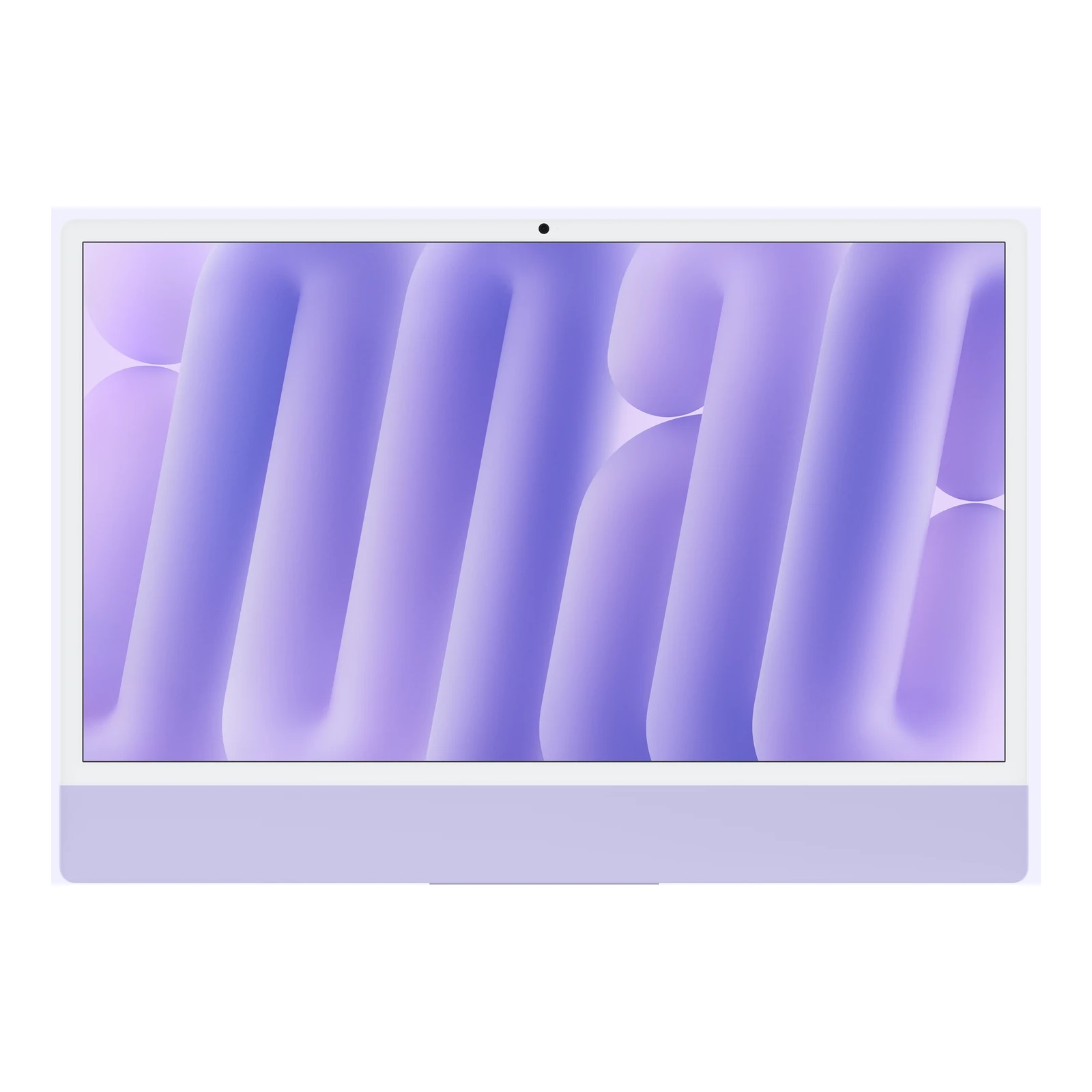 Apple iMac 24-inch M6 in Purple — display and camera detail