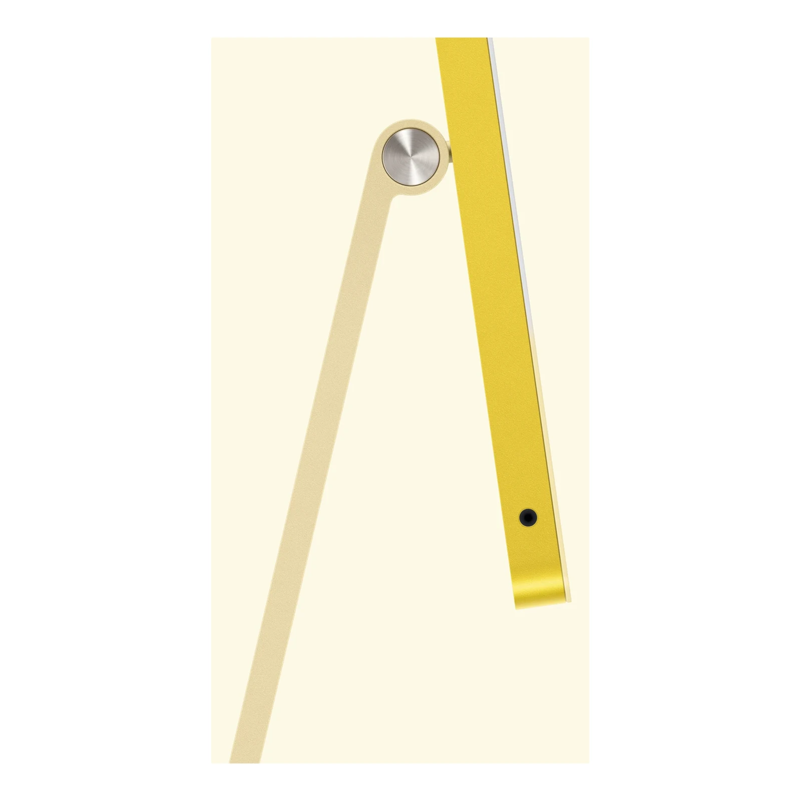 Apple iMac 24-inch M6 in Yellow — thin side profile and headphone socket