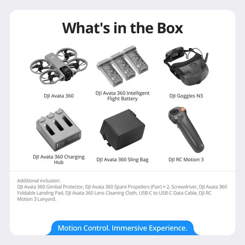 DJI Avata 360 Motion Fly More Combo –