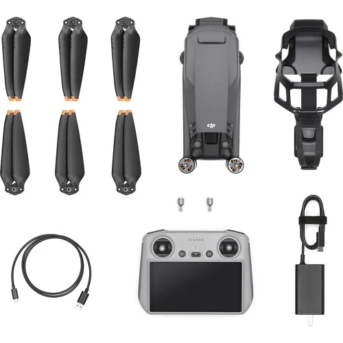 Alternative view of DJI Mavic 3 Pro Drone with DJI RC