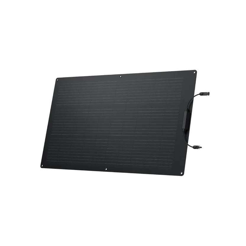 EcoFlow 100W Flexible Solar Panel Angled Panel View