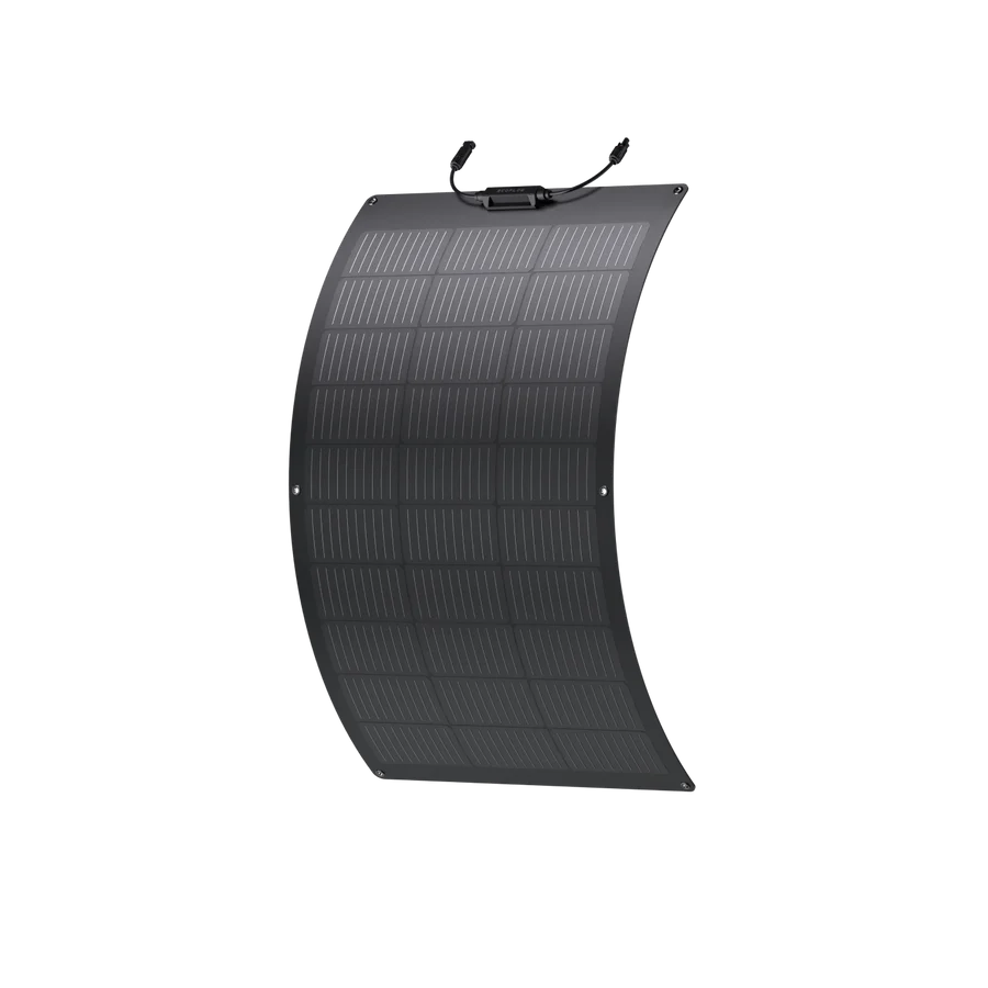 EcoFlow 100W Flexible Solar Panel Curved Panel View