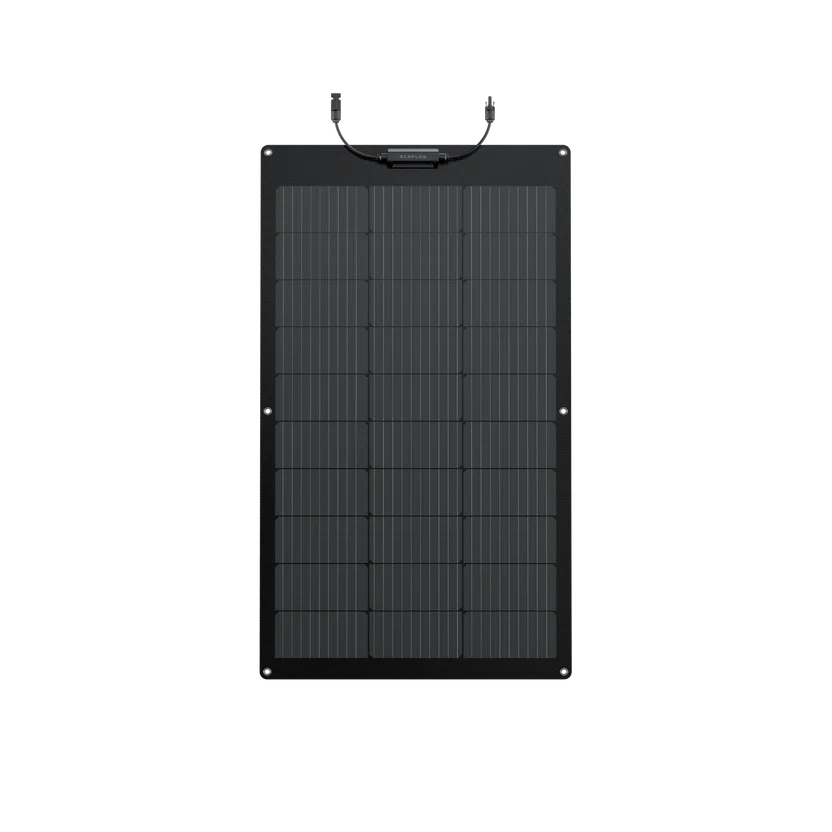 EcoFlow 100W Flexible Solar Panel Front View