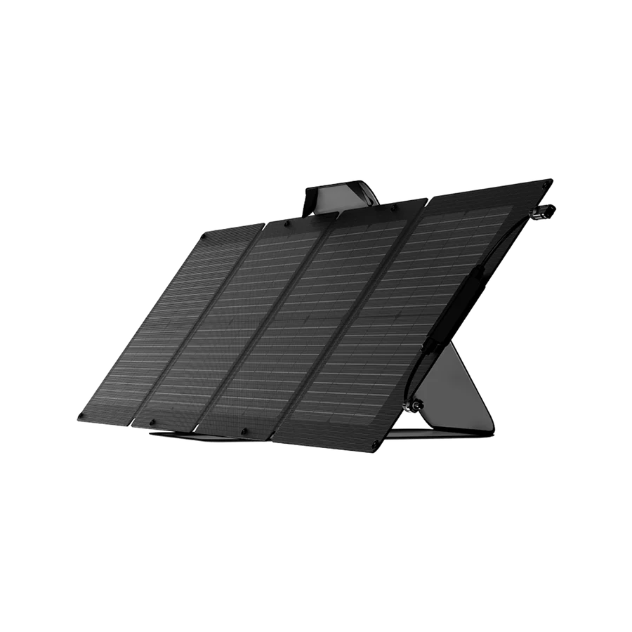 EcoFlow 110W Portable Solar Panel Case Kickstand View