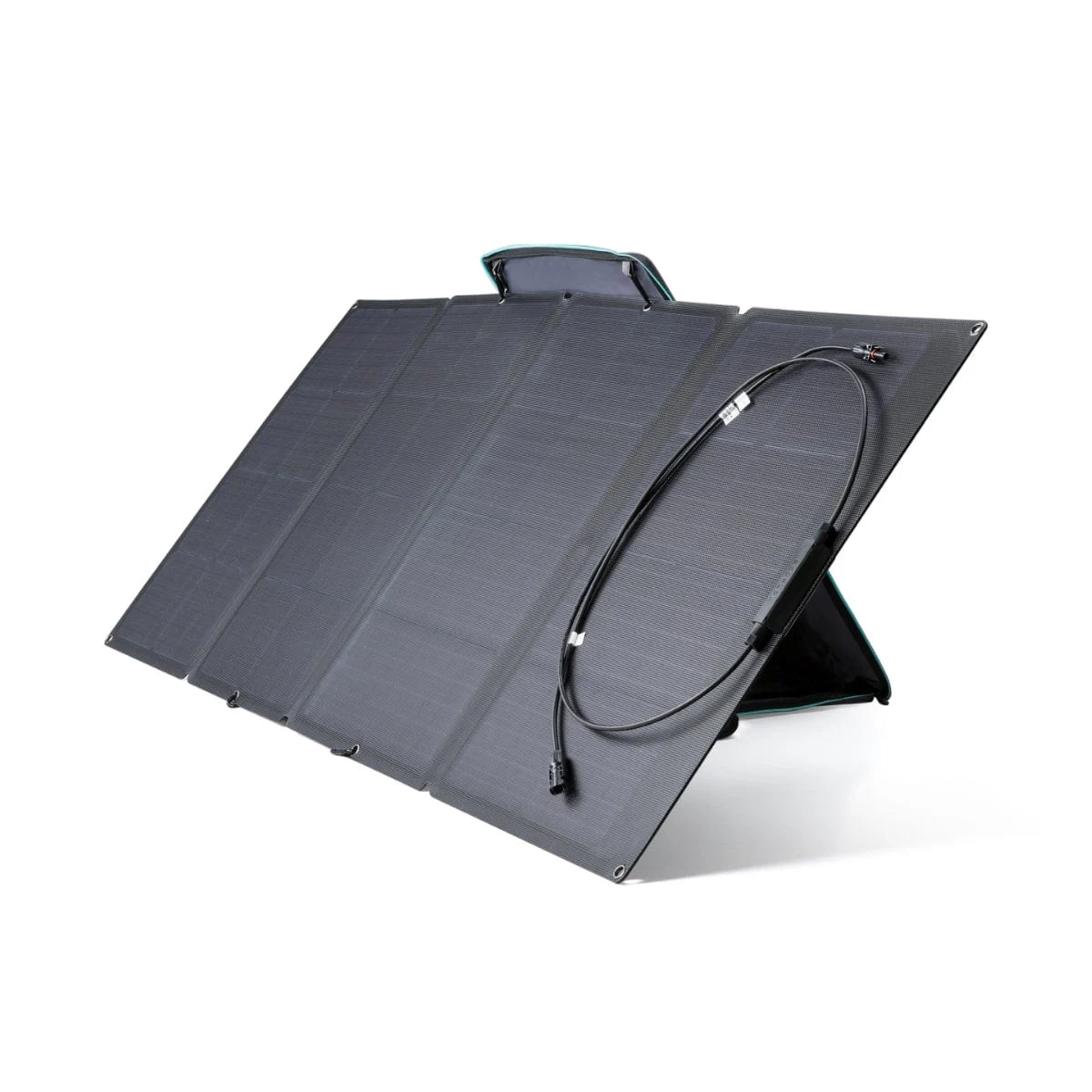 EcoFlow 160W Portable Solar Panel Case Kickstand Front View