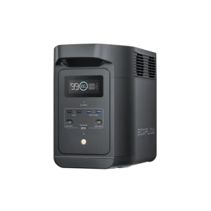 EcoFlow DELTA 2 Black E980 UK Front Three Quarter View