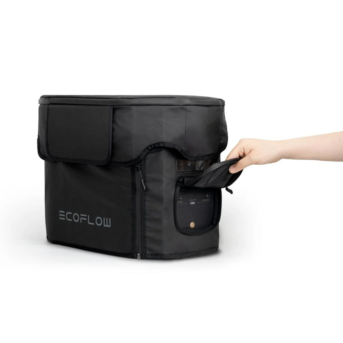 EcoFlow DELTA 2 Max DELTA Max Cover Charging Port Access Detail