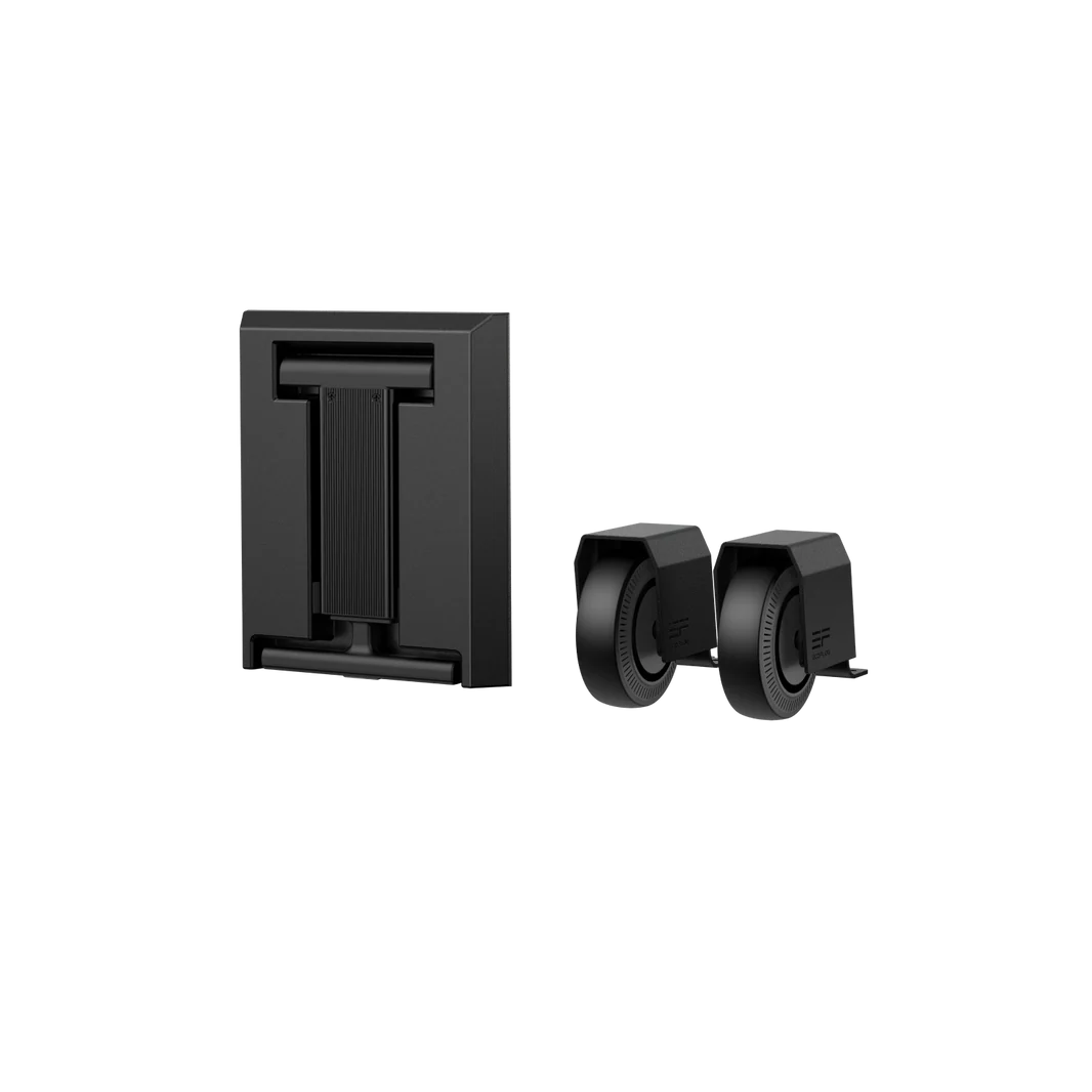 EcoFlow GLACIER Detachable Wheels And Lever Wheels And Lever Angled View