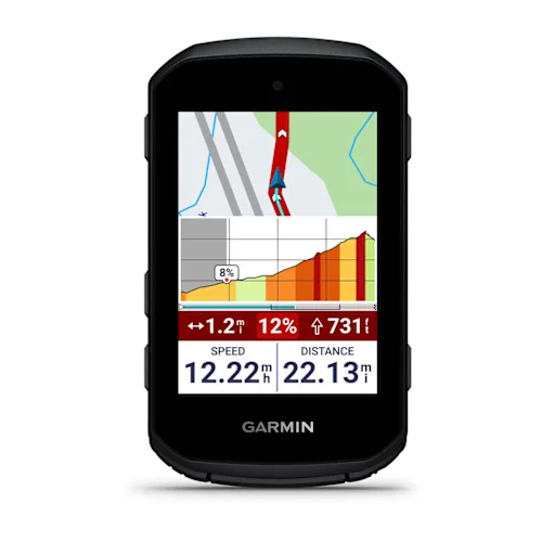 Garmin Edge 550, navigation map display