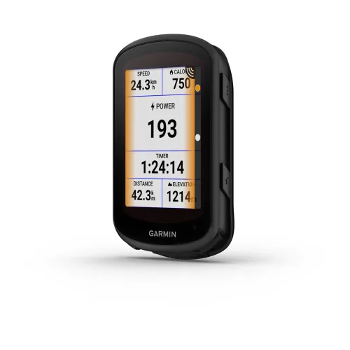Garmin Edge 840 Solar, ride-data display