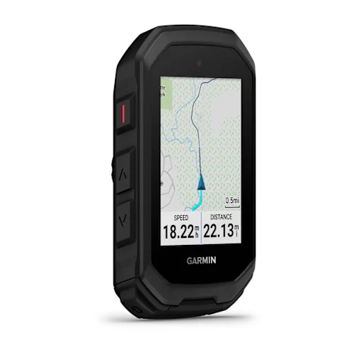 Garmin Edge MTB, angled navigation display