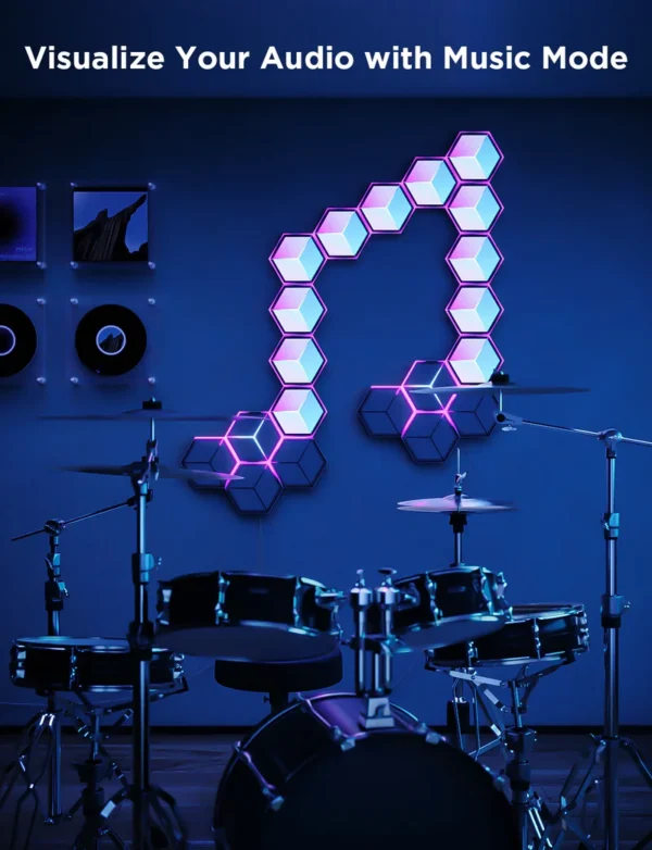 Alternative view of Govee Glide Hexagon Light Panels Ultra