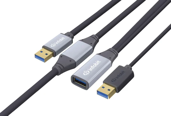 Alternative view of Infobit USB 3.0 Active Extension Cable (Gen 1)