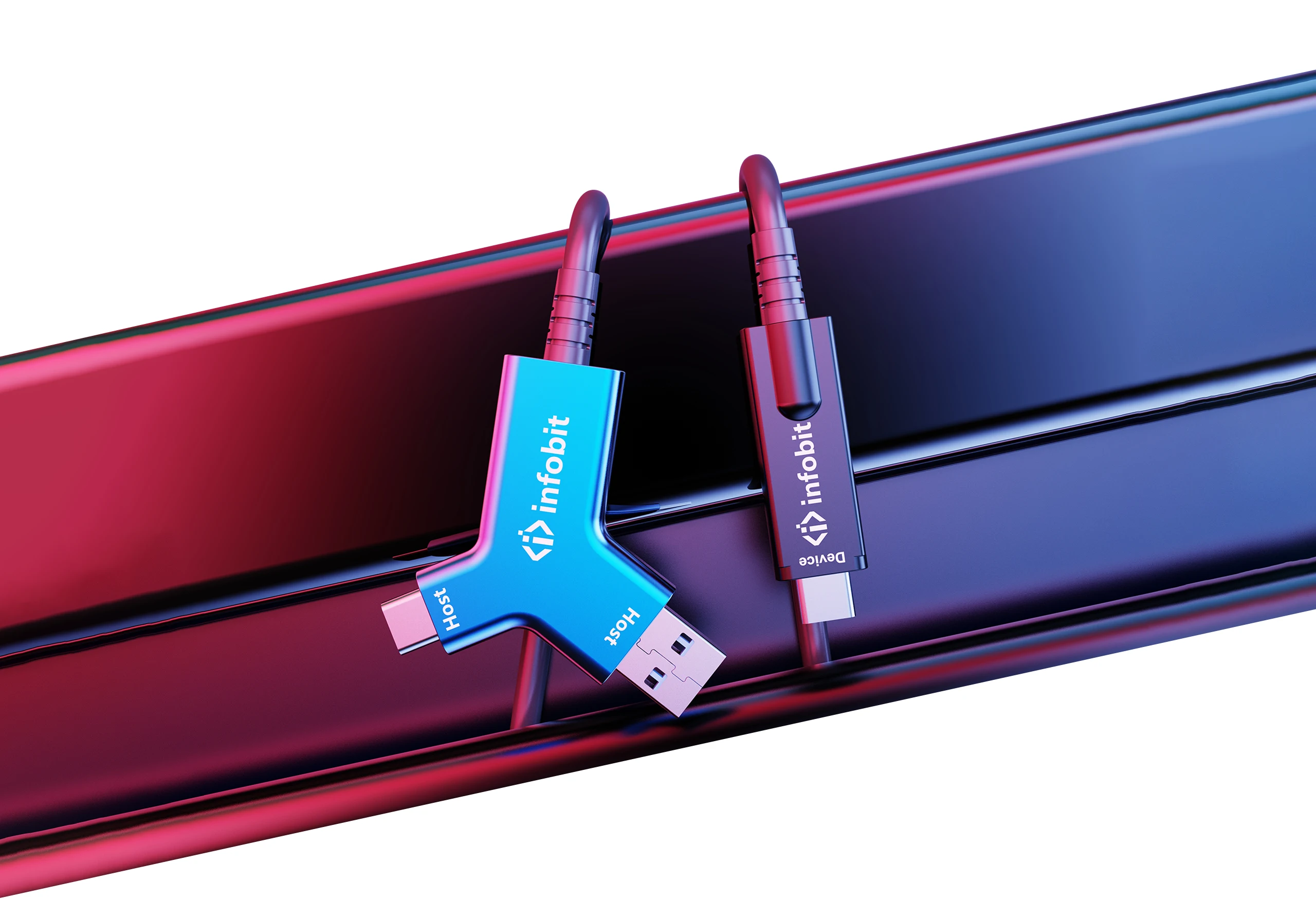 INFOBIT IFibre Y10 USB 3.2 Active Optical Cable (10m) A