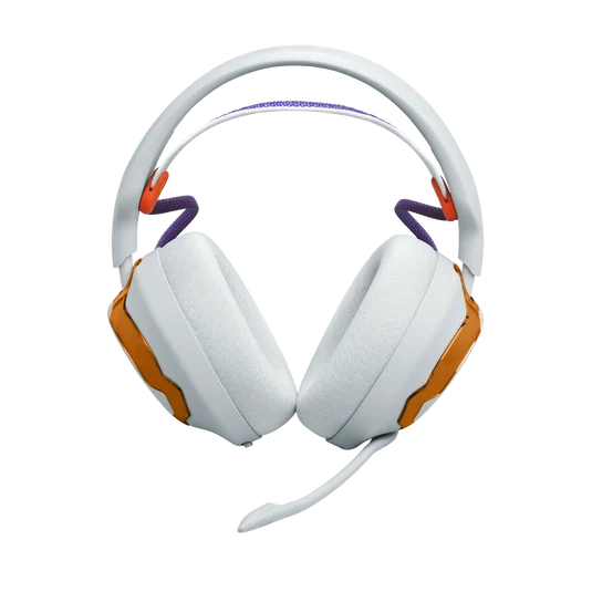JBL Quantum 650 Wireless Gaming Headset White Teal 1