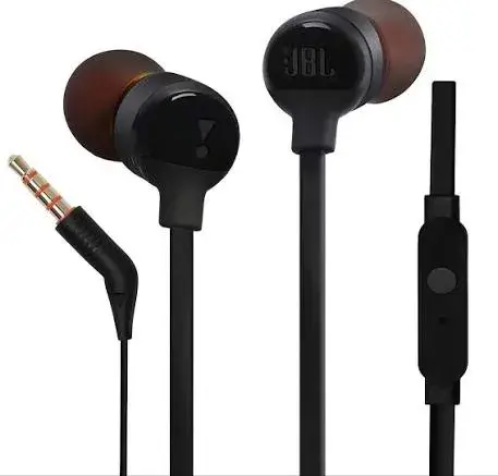 JBL T50HI Wired Earphones Black