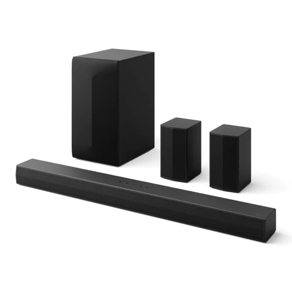 LG S65TR 600W 5.1ch Soundbar with Wireless Subwoofer & Rear Speakers