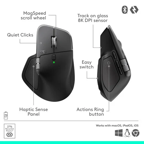 Alternative view of Logitech MX Master 4 for Mac