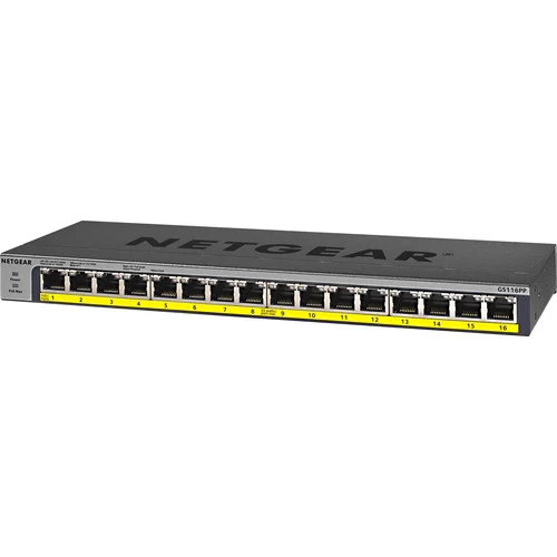 NETGEAR GS116LP 16 Port Gigabit PoE+ Switch B