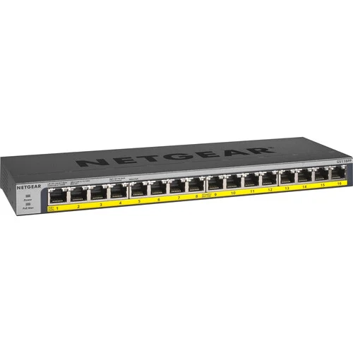 NETGEAR GS116PP 16 Port Gigabit PoE+ Switch