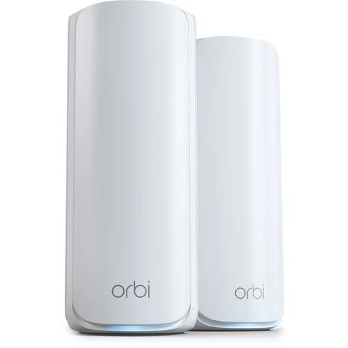 NETGEAR Orbi 770 BE11000 Wireless Tri Band 2 Piece Mesh Wi Fi System (White)