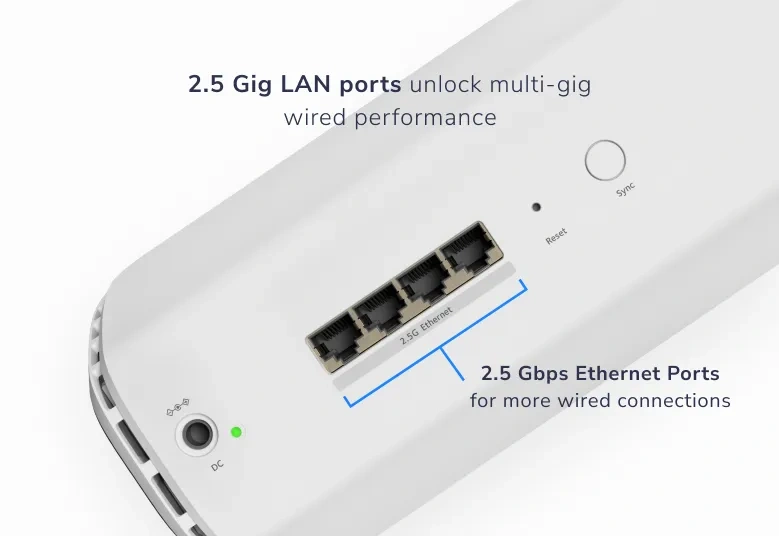 NETGEAR Orbi RBE870 Wi Fi 7 Mesh System A