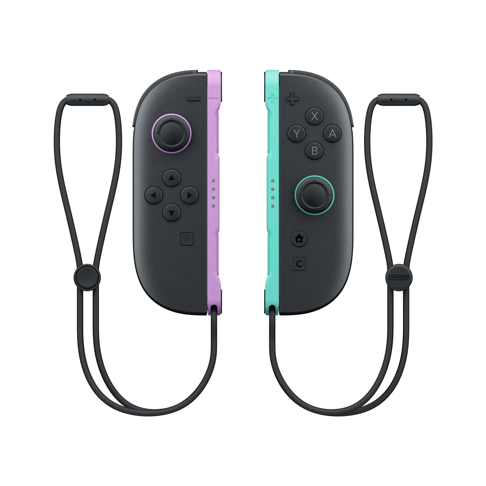 Nintendo Switch 2 Joy Con 2 Controllers Light Purple – Light Green