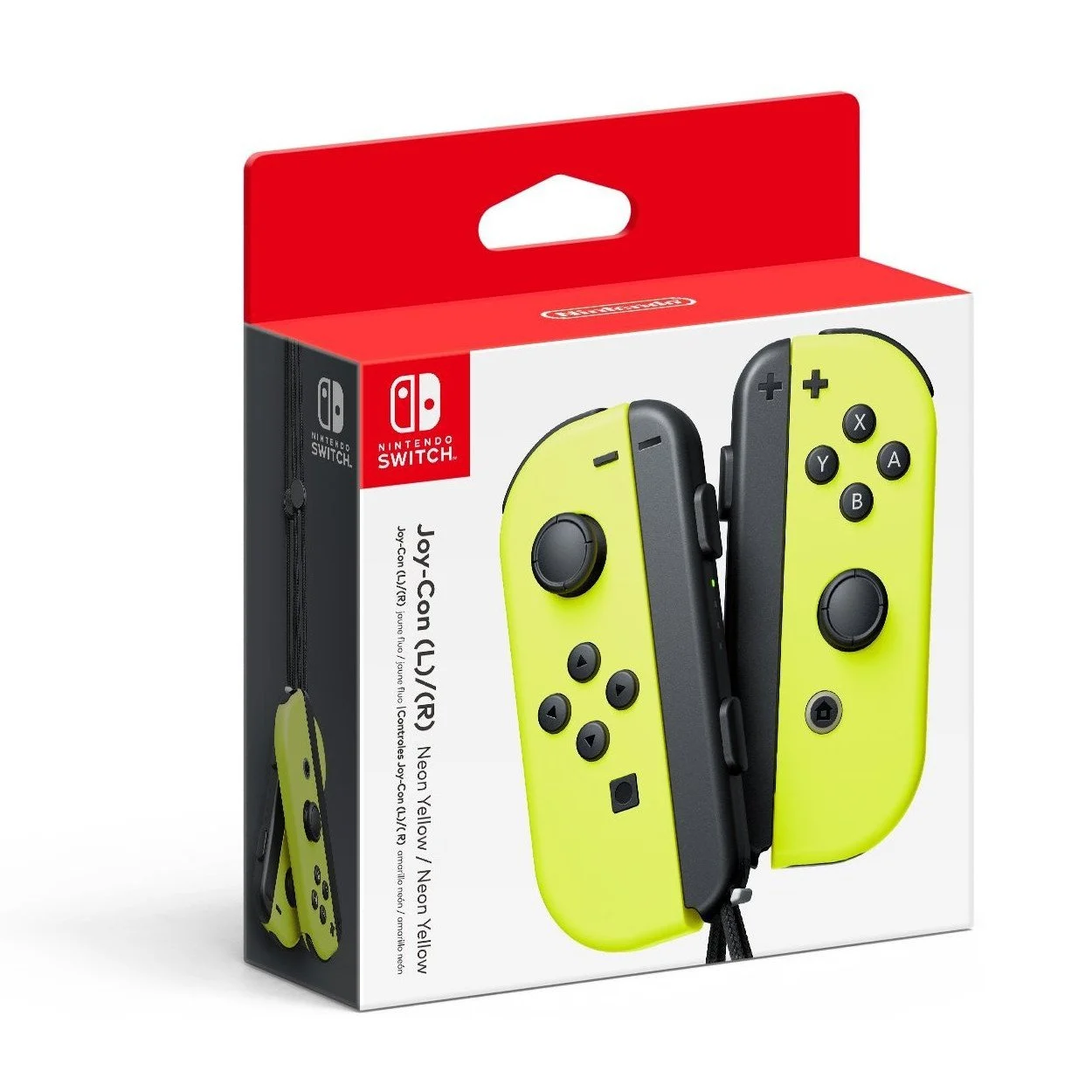 Nintendo Switch Joy Con Controllers Neon Yellow & Neon Yellow