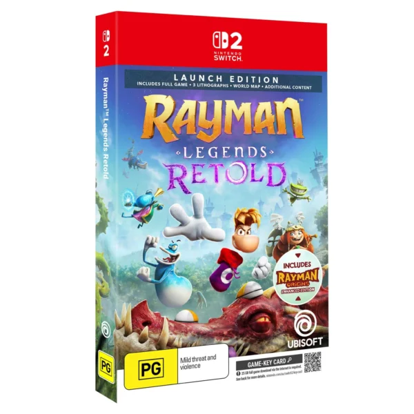Rayman Legends Retold Launch Edition – Switch 2