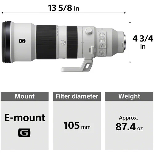 Sony FE 400 800mm F 6.3 8 G OSS Lens (Sony E) M